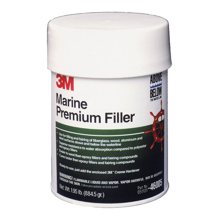 3M 3M 46005 Marine Premium Filler - Quart 7000120451